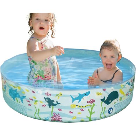 Piscine pour - Bassin de Jeu - Baignoire Rigide avec Motif Animaux Et (1/5)