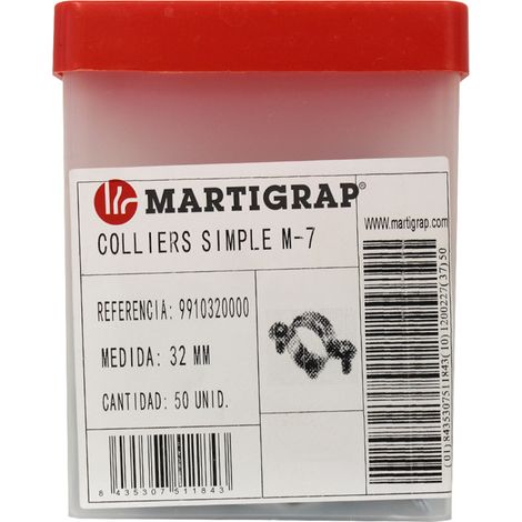 50 colliers simple M7x150 - Tube Ø32 - Arcanaute (1/4)