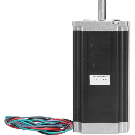 Moteur pas à pas 57HS11242A4D8 3Nm, couple élevé, axe 8mm, 24V 4.2A, pour fraiseuse CNC, arbre simple, 1 pièce (1/5)