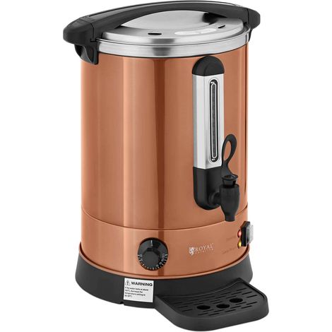 Erogatore di acqua calda in acciaio inox erogatore di acqua calda produttore di vin brulé erogatore di acqua calda professionale erogatore di acqua calda istantanea 61 litri 1500 watt 140004297