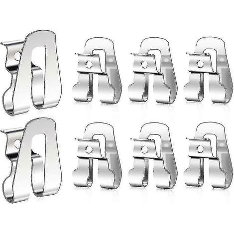 8 clips de ceinture pour crochet Ryobi avec verrou et outils Ridgid 18 volts 633586002 Makita Dewalt (1/5)