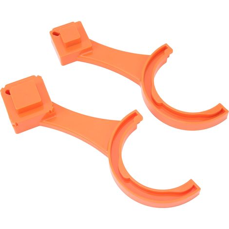 Ortviai Clé à douille universelle pour tuyau d’égout de camping-car – 2 pièces en ABS résistant, compatible 3 et 4 pouces