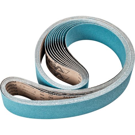 PFERD TOOLS Zirkon Schleifband BA 75x2000mm Z60 für hohen Abtrag mit Bandschleifer 10 Stk
