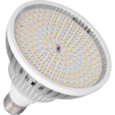 Lampe de croissance LED 22W plein spectre E27, 200 LED haute puissance, pour plantes, CE, tension AC85V-285V, éclairage horticole intérieur. (1/5)