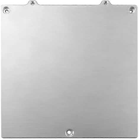 Plaque de support pour plateau chauffant, en aluminium, avec ressort, plateforme de 120 x 120 x 6 mm, pièce métallique pour imprimante 3D Voron V0 V0.1, axe Z (1/5)