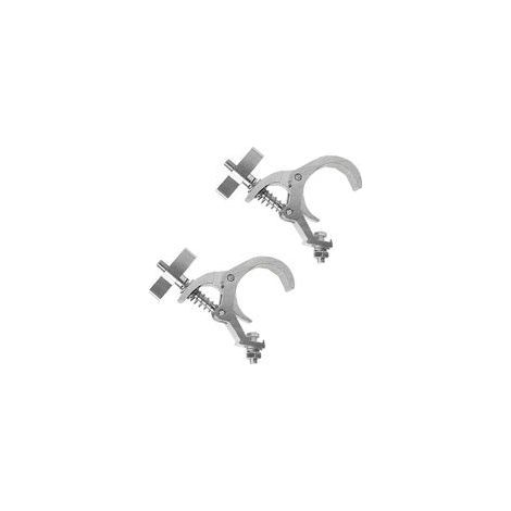 Kit de 2 Crochets Lumière DJ, Fixation à Truss Bracket 40-70mm, Crochet à Pince pour Scène et Éclairage LED (1/5)
