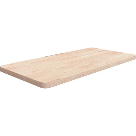 Waschtischplatte 80x40x2,5cm cm Massivholz Unbehandelt