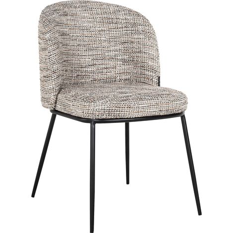 Chaise Elvi Trendy Ignifuge Déco Nature - Beige naturel aux accents chauds (1/5)