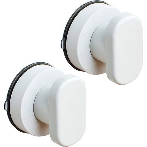 MINKUROW Maniglia Per Porta Maniglia A Ventosa Ventosa Cassetto In Vetro Armadio Frigorifero Porta In Vetro Maniglia Per Mobilità Portatile Tira Con Forte Ventosa Per Bagno 2 Pezzi (1/5)