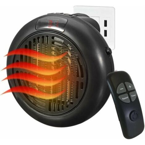 royaluxe-Radiateur soufflant, Chauffage d'appoint télécommandé 400W