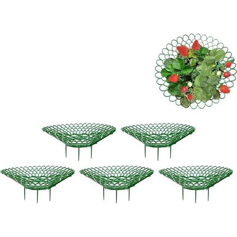Strawberry Plant Support, Adjustable Strawberry Frame, Fresh Frame Support, Versatile and Reusable Growing Supports to Keep Garden Clean, Protection Against Rot and Mold (1/5)