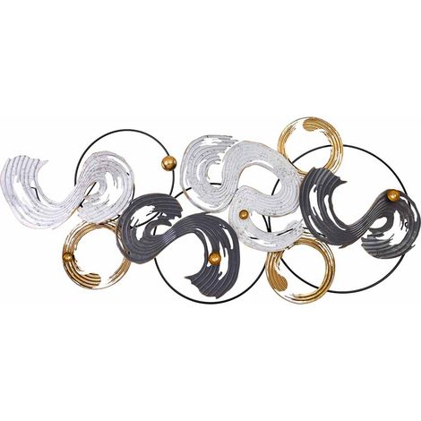 Mural decorativo de pared de metal 134,0x62,2x7,6 (1/5)