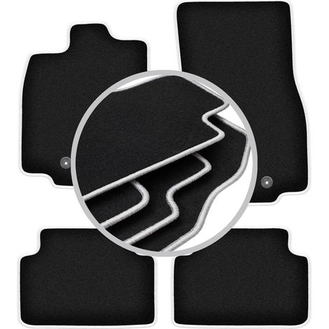 Tapis de sol Carlux argentés pour : Jaguar XF I 2WD X250 berline, break (2007-2015) (1/5)