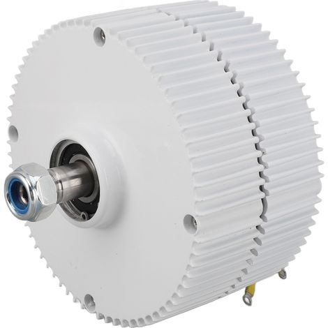 Moteur synchrone à aimant Permanent, double arbre, alternateur triphasé AC 12V pour éolienne verticale ou horizontale 400W (1/5)