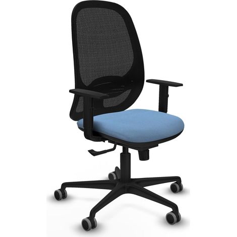 Chaise de bureau piqueras y crespo Cilanco noir mousse haute densité (1/2)