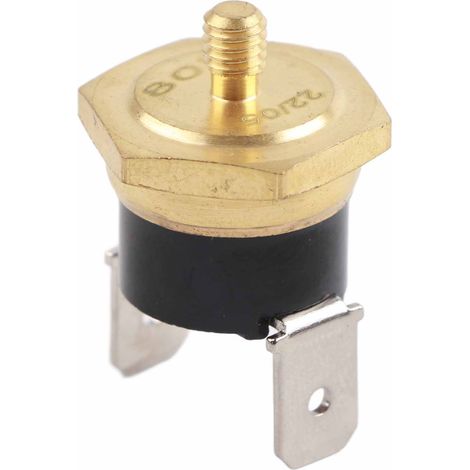 Stück KSD301 Kupferthermostat Bimetall, normalerweise geschlossen, M4 Schnappscheiben-Temperaturschalter, 250 V, 80 °C (1/5)