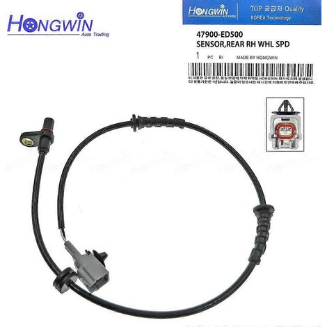 Capteur de vitesse de roue ABS avant et arrière pour Nissan Tiida C11X 07-13 Sylphy Livina Geniss OE 47910-ED500 47911-ED500 47901-ED500 (arrière droit) (1/5)