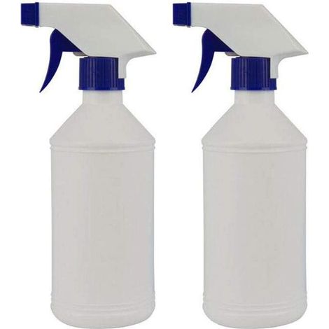 2PCS Boîteille vide Spray au flacon de 500 ml usine de pulvérisation de Boîteilles en plastique Vaporisateur fuite Vaporisateurs Preuve pulvérisateur pour nettoyage chimique Solution 500ml Blanc-Fei Y (1/5)