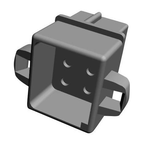 Boîtier femelle pour câble série MATE-N-LOK TE Connectivity 1-480276-0 Nbr total de pôles 6 Pas: 5.0 (1/2)