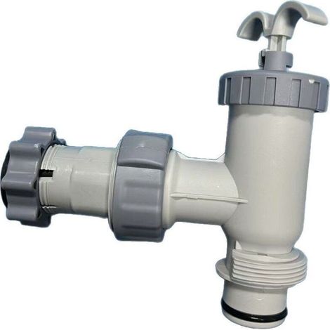 Ensemble de Valve à Piston de Remplaement Intex – 10747 avec Adaptateur 10722 – pour Filtre de Piscine (1/4)