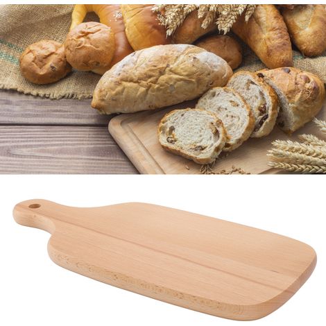 Planche à pain et à pâtisserie minimaliste de style japonais, en bois de hêtre naturel assemblé. (1/5)