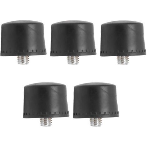 5 Rubber Hammer Heads, Non-Slip, Oil-Proof, for Household Work - Diameter 25mm (1/5)