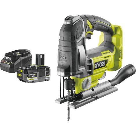 RYOBI 18 V OnePlus OnePlus R18JS-0 pacco puzzle a pendolo - 1 batteria 18V OnePlus 4.0Ah LithiumPlus - 1 caricabatterie (1/5)