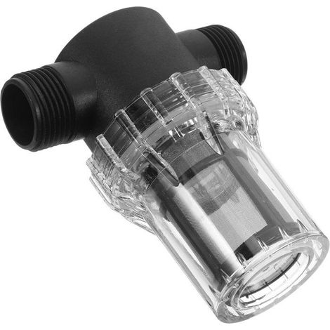 Filtres à Eau Réutilisables Nylon Noir, pour Stations de Lavage Auto et Irrigation de Jardin, Filtration Sédiments (1/5)