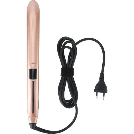 Fer à lisser et boucler cheveux avec réglage température et écran LED, outil coiffure prise EU 110-240V (1/5)