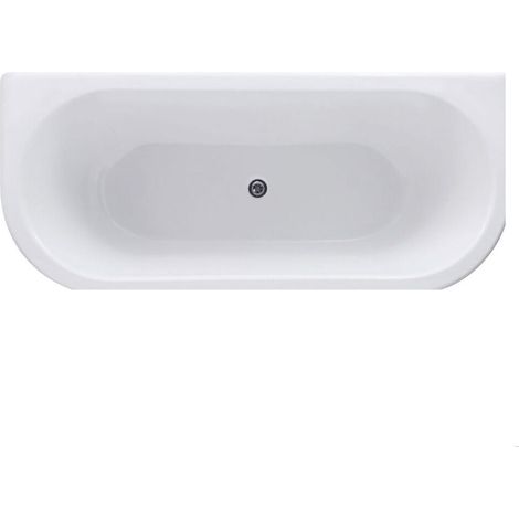 Modern Double Ended Bath, 1795 x 595 x 840mm, White (1/2)