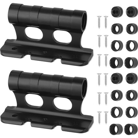 Support de Fourche de Vélo à Dégagement Rapide - Fixation Universelle pour Camion, Remorque et Porte-Bagages (Lot de 2) (1/5)
