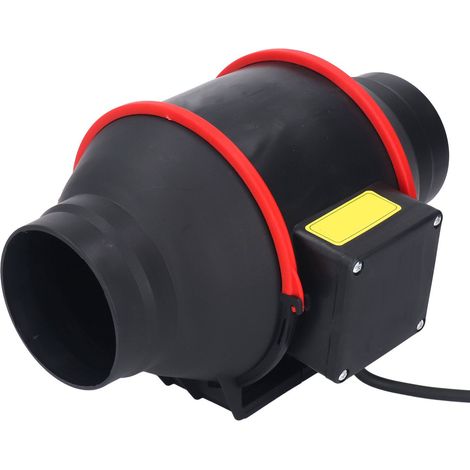 Ventilateur de conduit 10 cm, 40W, 2550 tr/min, extraction d'air silencieuse, booster de ventilation, prise UE 220V, soufflerie oblique (1/5)