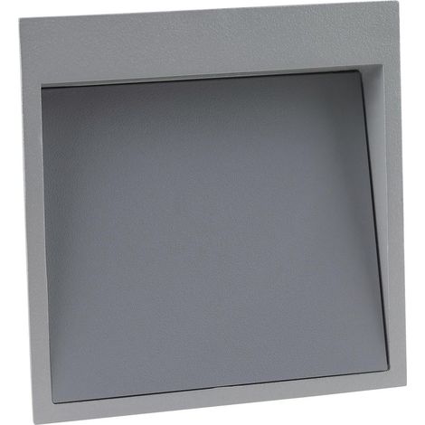 Encastré mural DAIN IP66 LED SMD 9W 1000lm(412lm) CRI80 3000K 53º Gris (1/3)
