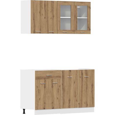 Maison Exclusive - Conjunto de armarios de cocina de 4 piezas "Ly