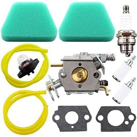 Walbro WT-89 WT-891 W-20 W-324 W-391 W-600 W-624 W-625 W-637 W-662 C1U-W8 C1U-W14 pour tronçonneuses Poulan 1950 2050 2150 2375 Compatible avec Artisan et Sears (1/4)