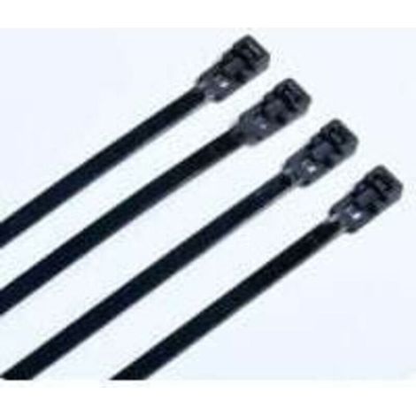 Collier de Serrage Plastique Réutilisables 150mm x 4,8 mm, Colliers Rilsan Noir 100 Pièces, Petits Serre Cable Nylon, Attache Cable Plastiques (1/4)