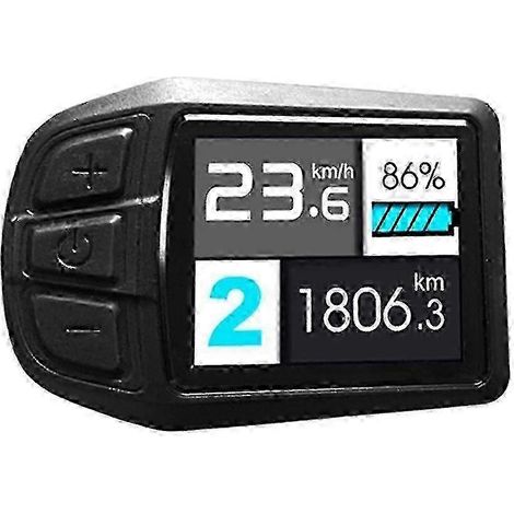 Écran LCD TFT UKC3 avec indicateur de vitesse, de batterie et de temps pour conversion de moteur 24V, 36V et 48V (1/5)