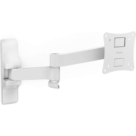 HAMA Supporto per LCD "Full Motion TV",XS, 66cm (26"), 25 kg, Vesa 100x100,3 snodi, colore bianco (1/5)