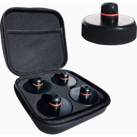 Coussinet de levage pour Tesla Model 3/S/X/Y, 4 coussins avec un étui de rangement, Accessoires pour les véhicules Tesla