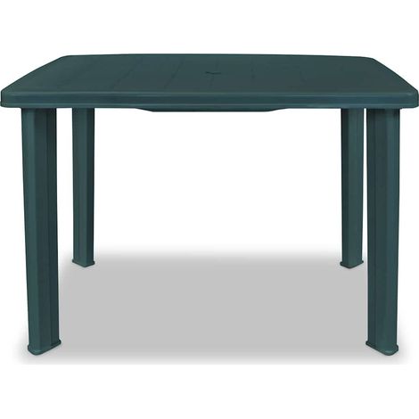 Maison Exclusive - Table de jardin Vert 101 x 68 x 72 cm Plastique (1/5)