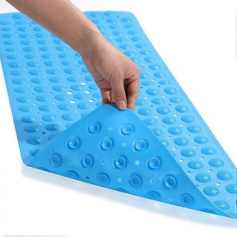 Tapis de douche antidérapant pour la maison, avec ventouses et points de massage. (1/5)