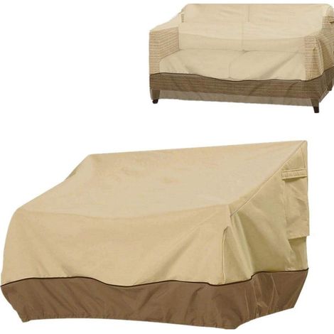 Housse de Canapé Extérieure, Jardin imperméable Anti UV, Couverture Canapé, Bâche Chaise Extérieur Loveseat en Tissu, Couverture de Banc de Patio Housse de Protection pour Jardin, 147 x 83 x 79 cm (1/5)
