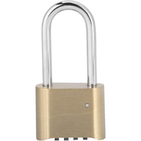 Cadenas à Combinaison à 4 Chiffres, Serrure à Combinaison pour Bagages, Cadenas à Verrouillage étanche en Laiton pour L'école, Gymnase, Casier de Hangar Extérieur (1/4)