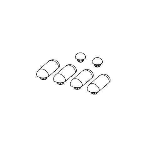 TECE Pieza de repuesto Amortiguador de apoyo para asiento/tapa de inodoro (bidé) TECEneo/one ''classic'' completo (a partir de 2021), 9820583