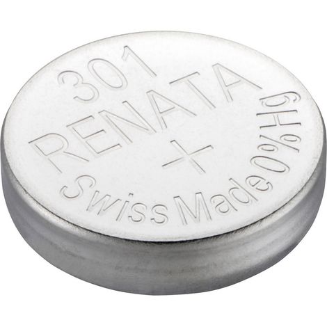 Renata Knopfzelle 301 1.55 V 1 St. 130 mAh Silberoxid (1/4)