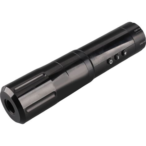 Stylo à tatouer avec batterie intégrée, écran LCD, moteur puissant de 10 000 tr/min, noir (noir) (1/5)