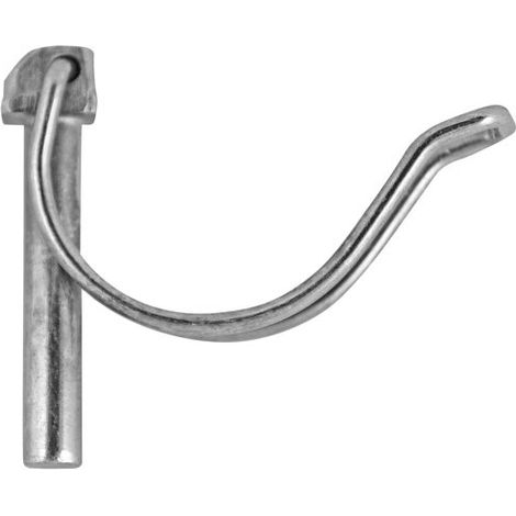 CHAPUIS - Goupille clips p/tube acier zingué bichromaté Ø8mm bl2