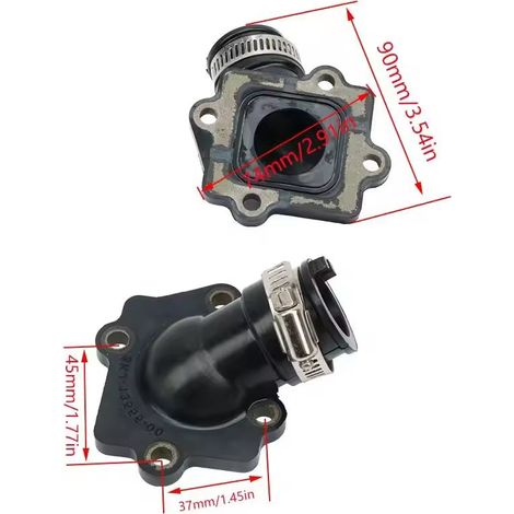 Gummidichtung für den Lufteinlass des Motorradvergasers 3KJ-13555-00-00 CY50 Jog50 (1/4)