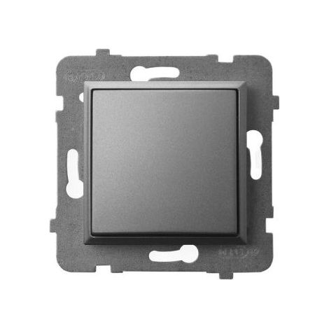 Interruttore unipolare Aria, grigio opaco ŁP-1U/m/70