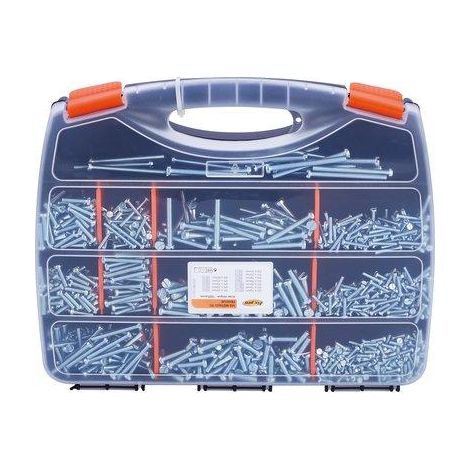 Coffret vis métriques à tête fendue 1225 pièces (1/3)